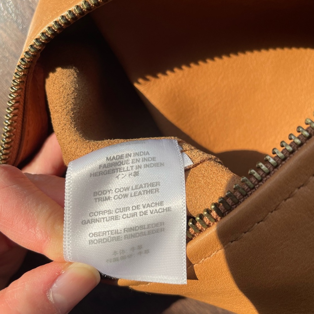 Madewell Tan Leather Shoulder Bag - Picture 4 of 5
